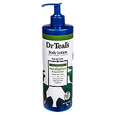 Dr Teal's Moisture + Rejuvenating Eucalyptus & Spearmint Body Lotion, 18 fl oz