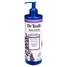 Dr Teal's Moisture + Soothing Lavender Essential Oil Body Lotion, 18 fl oz