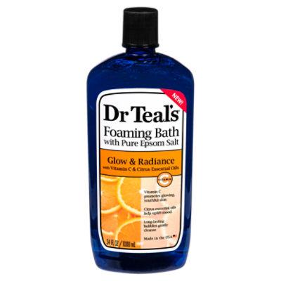 Dr Teal's Foaming Bath with Pure Epsom Salt, 34 fl oz, 34 Ounce