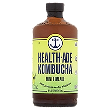 Health-Ade Kombucha Mint Limeade Probiotic Tea, 16 fl oz