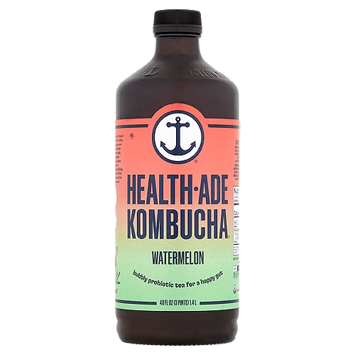 Health-Ade Kombucha Watermelon Probiotic Tea, 48 fl oz