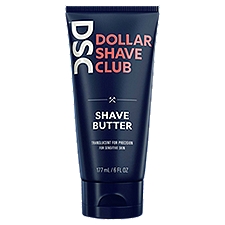 Dollar Shave Club Shave Butter Translucent, 6 Fluid ounce
