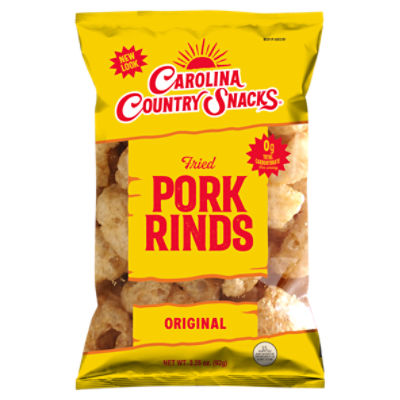 Carolina Country Snacks Original Fried Pork Rinds, 3.25 oz