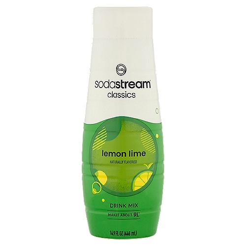 Sodastream Classics Lemon Lime Drink Mix, 14.9 fl oz