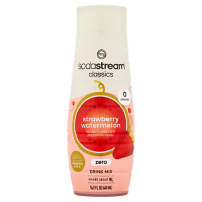 Sodastream Classics Zero Strawberry Watermelon Drink Mix, 14.9 fl oz