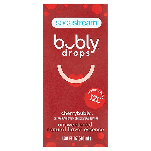 sodastream Cherrybubly Bubly Drops, 1.36 fl oz