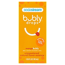 sodastream Mangobubly Bubly Drops, 1.36 fl oz