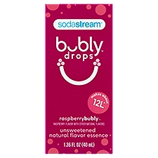 sodastream Raspberrybubly Raspberry Flavor Bubly Drops, 1.36 fl oz