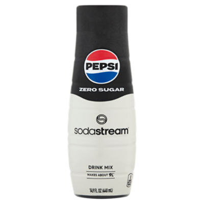 Sodastream Pepsi Zero Sugar Beverage Mix, 14.9 fl oz