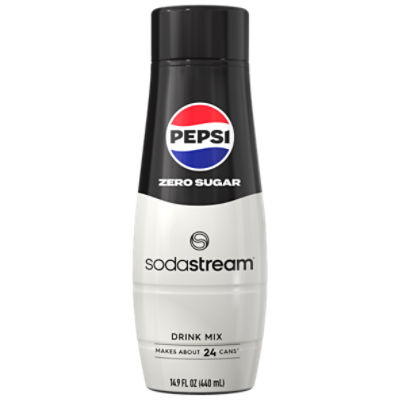 Sodastream Pepsi Zero Sugar Beverage Mix, 14.9 fl oz