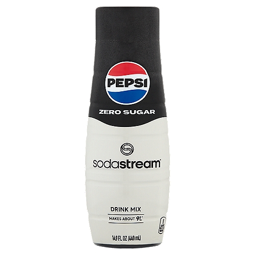 Sodastream Pepsi Zero Sugar Drink Mix, 14.9 fl oz