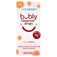 Sodastream Citrus Cherry Bubly Bounce Drops, 1.36 fl oz