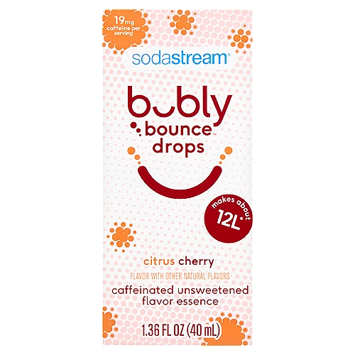 Sodastream Citrus Cherry Bubly Bounce Drops, 1.36 fl oz