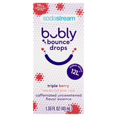 Sodastream Triple Berry Bubly Bounce Drops, 1.36 fl oz