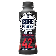 Core Power Strawberry Elite 42G Bottle, Protein Shake, 14 Fluid ounce