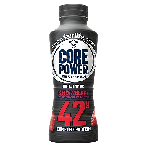 Core Power Protein Strawberry Elite 42G Bottle, 14 fl oz