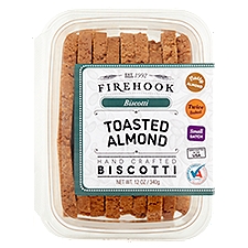 Firehook Toasted Almond Biscotti, 12 oz