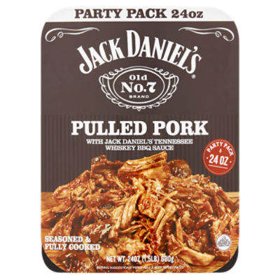 Jack Daniel's Pulled Pork with Jack Daniel's Tennessee Whiskey BBQ Sauce Party Pack, 24 oz