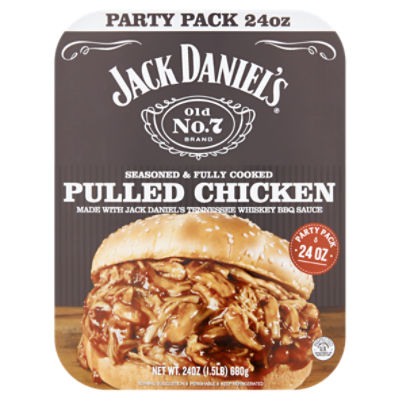 Jack Daniel's Seasoned & Fully Cooked Pulled Chicken Party Pack, 24 oz