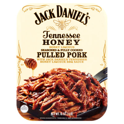 Jack Daniel's Tennessee Honey Honey Liqueur Seasoned & Fully Cooked Pulled Pork, 16 oz, 16 Ounce