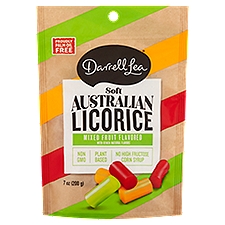 Darrell Lea Soft Mixed Fruit Flavored Australian Licorice, 7 oz, 7 Ounce