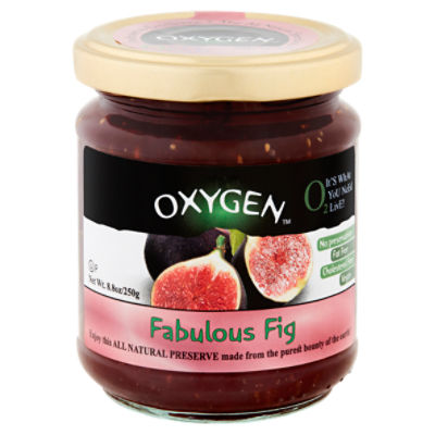 Oxygen Fabulous Fig Preserve, 8.8 oz