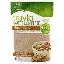 Truvia Sweet Complete Brown Calorie-Free with Stevia Leaf Extract and Erythritol, Sweetener, 14 Ounce