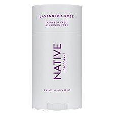 Native Lavender & Rose Deodorant, 2.65 oz