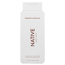 Native Coconut & Vanilla Bodywash 18 oz, 18 Fluid ounce