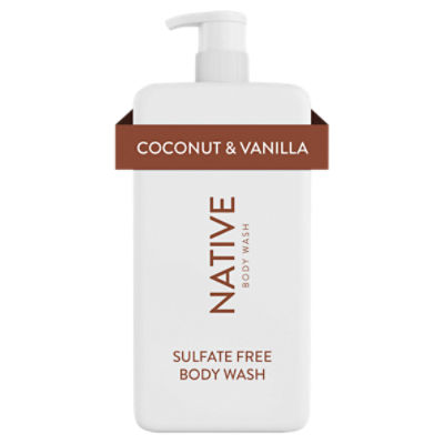 Native Coconut & Vanilla Body Wash, 36 fl oz
