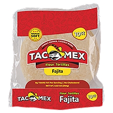 Tacomex Fajita Flour Tortillas, 10 count, 8.82 oz