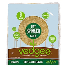 Vedgee Baby Spinach Garlic, 8 count, 11.85 oz