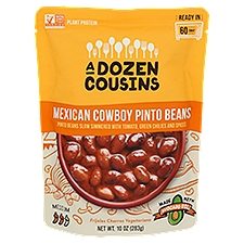 A Dozen Cousins Medium Mexican Cowboy Pinto Beans, 10 oz