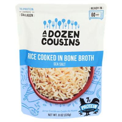A Dozen Cousins Sea Salt Rice Cooked in Bone Broth, 8 oz