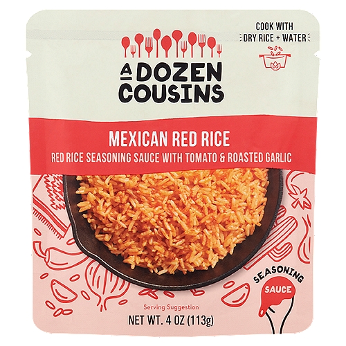 A Dozen Cousins Mexican Red Rice Seasoning Sauce, 4 oz