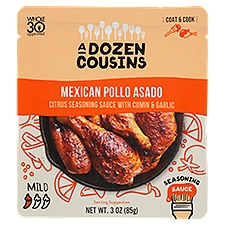 A Dozen Cousins Mild Mexican Pollo Asado Seasoning Sauce, 3 oz