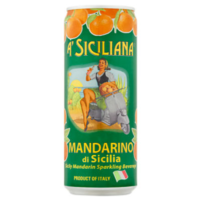 A' Siciliana Sicily Mandarin Sparkling Beverage, 11.15 fl oz