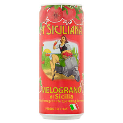 A' Siciliana Sicily Pomegranate Sparkling Beverage, 11.15 fl oz