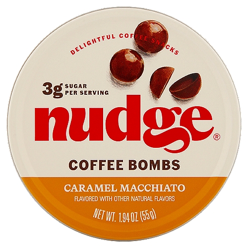 Nudge Caramel Macchiato Coffee Bombs, 1.94 oz
