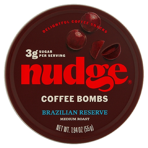 Nudge Brazilian Reserve Medium Roast Coffee Bombs, 1.94 oz