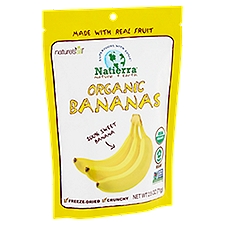 Nature's All Foods Natierra Organic Freeze-Dried Bananas, 2.5 oz