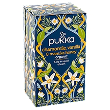 Pukka Organic Chamomile, Vanilla & Manuka Honey Herbal Tea, 20 count, 1.12 oz