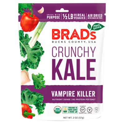 Brad's Plant Based Vampire Killer Crunchy Kale, 2 oz