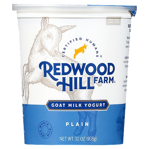 Redwood Hill Farm Plain Goat Milk Yogurt, 32 oz