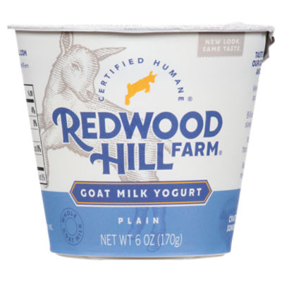 Redwood Hill Farm Plain Goat Milk Yogurt, 6 oz