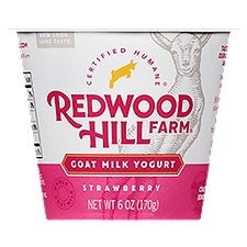 Redwood Hill Farm Strawberry Goat Milk Yogurt, 6 oz