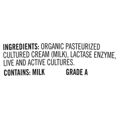 Green Valley Sour Cream, Lactose Free, Organic 12 oz