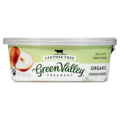 Green Valley Lactose Free Organic Cream Cheese, 8oz tub