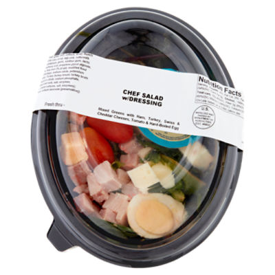 Fresh Creative Cuisine Chef Salad w/Dressing, 9.2 oz