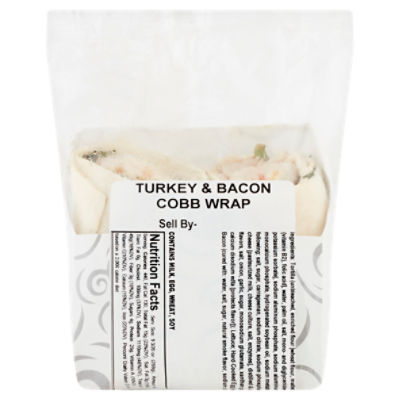Fresh Creative Cuisine Turkey & Bacon Cobb Wrap, 9.1 oz